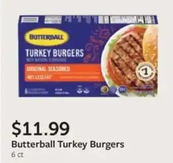 Fareway Butterball turkey burgers offer