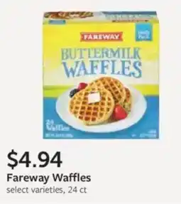 Fareway Fareway waffles offer