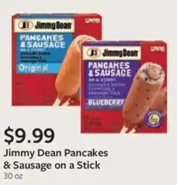 Fareway Jimmy dean pancakes & sausage on a stick offer