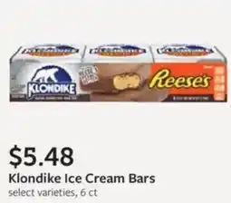 Fareway Klondike ice cream bars offer