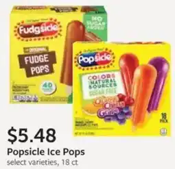 Fareway Popsicle ice pops offer