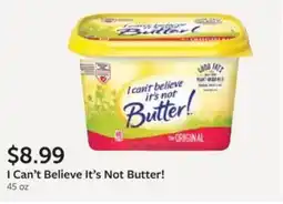 Fareway I can't believe it's not butter! offer
