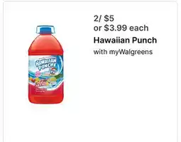 Walgreens Hawaiian Punch offer