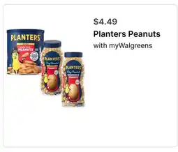 Walgreens Planters Peanuts offer