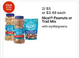 Walgreens Nice! Peanuts or Trail Mix offer
