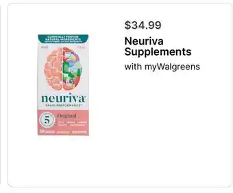 Walgreens Neuriva Supplements offer