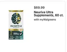 Walgreens Neuriva Ultra Supplements, 60 ct offer