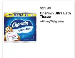Walgreens Charmin Ultra Bath Tissue offer
