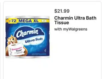 Walgreens Charmin Ultra Bath Tissue offer