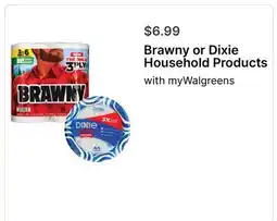 Walgreens Brawny or Dixie Household Products offer