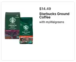 Walgreens Starbucks Ground Coffee offer