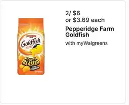 Walgreens Pepperidge Farm Goldfish offer