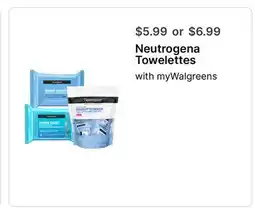 Walgreens Neutrogena Towelettes offer