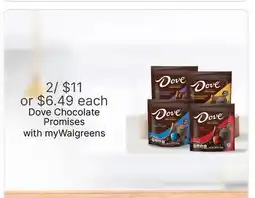 Walgreens Dove Chocolate Promises offer