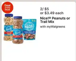 Walgreens Peanuts or Trail Mix offer