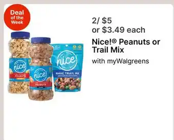 Walgreens Peanuts or Trail Mix offer