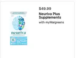 Walgreens Neuriva Plus Supplements offer