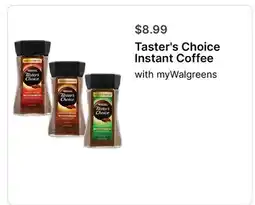 Walgreens Taster's Choice Instant Coffee offer