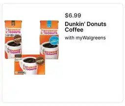 Walgreens Dunkin' Donuts Coffee offer