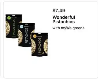 Walgreens Wonderful Pistachios offer