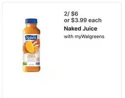 Walgreens Naked Juice offer