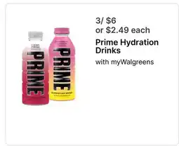 Walgreens Prime Hydration Drinks offer