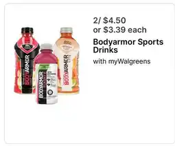 Walgreens Bodyarmor Sports Drinks offer