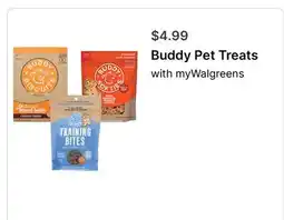 Walgreens Buddy Pet Treats with myWalgreens offer