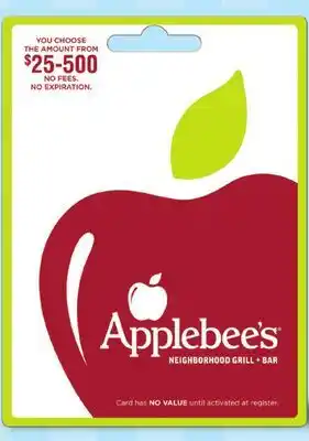 Rite Aid Applebee's Gift Cards offer