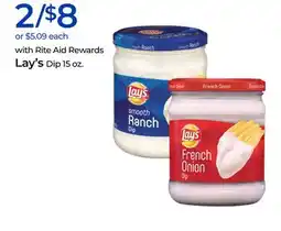 Rite Aid Lay's Dip offer