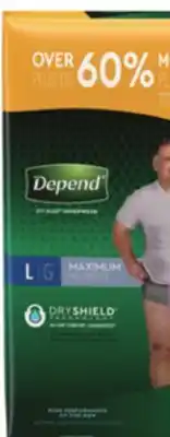 Rite Aid Depend Underwear offer