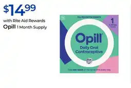 Rite Aid Opill 1 Month Supply offer