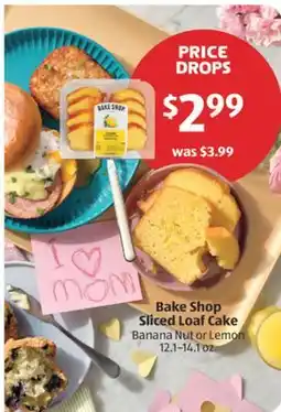 Aldi Bake Shop Sliced Loaf Cake offer