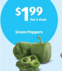 Aldi Green Peppers offer