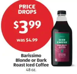 Aldi Barissimo Blonde or Dark Roast Iced Coffee offer