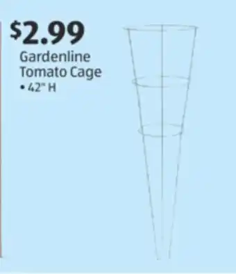 Aldi Gardenline Tomato Cage offer