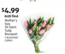 Aldi Mother's Day 10-Stem Tulip Bouquet offer