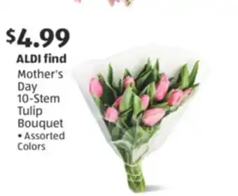 Aldi Mother's Day 10-Stem Tulip Bouquet offer