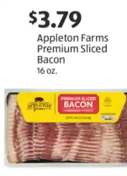 Aldi Appleton Farms Premium Sliced Bacon offer