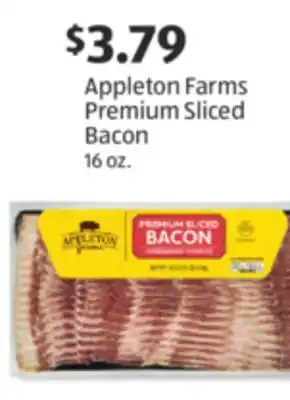 Aldi Appleton Farms Premium Sliced Bacon offer