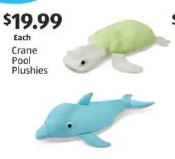 Aldi Crane Pool Plushies offer