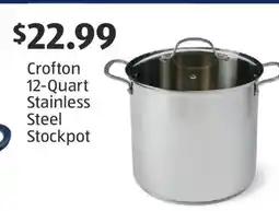 Aldi Crofton 12-Quart Stainless Steel Stockpot offer