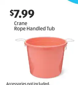Aldi Crane Rope Handled Tub offer