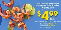 Ralphs Extra Large EZ Peel Shrimp Camarones offer