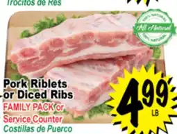 Superior Grocers Pork Riblets or Diced Ribs offer