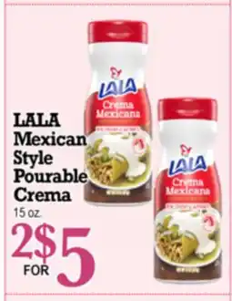 Superior Grocers LALA Mexican Style Pourable Crema offer