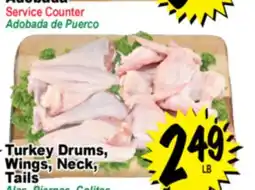 Superior Grocers Turkey Drums, Wings, Neck, Tails offer