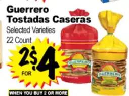 Superior Grocers Guerrero Tostadas Caseras offer