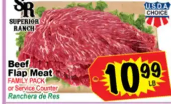 Superior Grocers Beef Flap Meat offer