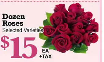 Superior Grocers Dozen Roses offer